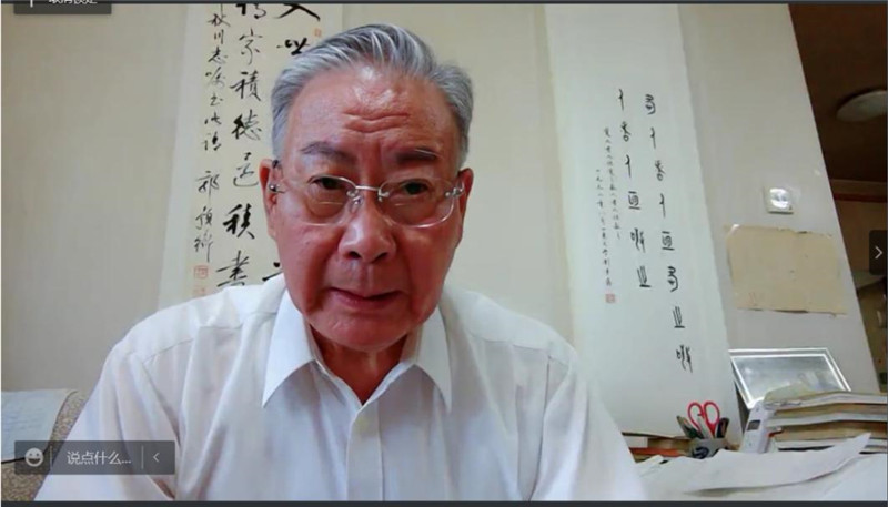 全國古籍整理出版規(guī)劃領(lǐng)導小組副組長、全國高校古委會名譽主任、北京大學中國古文獻研究中心教授安平秋先生致辭.jpg